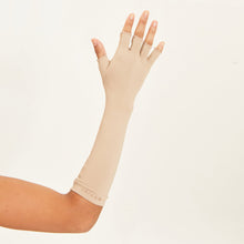 Załaduj obraz do przeglądarki galerii, Image 02: Uv Line Gants Long Gloves Uni Chocolate Upf50+
