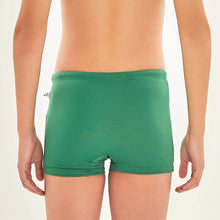 Załaduj obraz do przeglądarki galerii, Model Back: Uv Line Maillot De Bain Garçon Trunks Kids F Inf Brazil Green Upf50+
