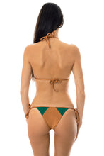 Załaduj obraz do przeglądarki galerii, Model Back: Rio De Sol Bas Calcinha Copper Green
