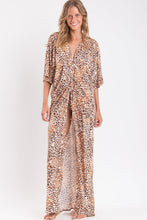 Załaduj obraz do przeglądarki galerii, Gallery: Rio De Sol Vêtement De Plage Leopard Long Dress
