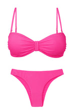 Załaduj obraz do przeglądarki galerii, Product Front: Rio De Sol Ensemble Set Malibu-Rosa Bandeau-Duo Essential
