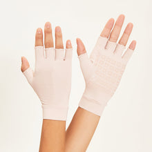 Załaduj obraz do przeglądarki galerii, Image 02: Uv Line Gants Short Gloves Anti-Aging Uni Nude Upf50+
