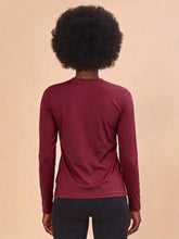 Załaduj obraz do przeglądarki galerii, Model Back: Uv Line T-Shirt Longsleeve Uvpro Vermelho Quimado Upf50+
