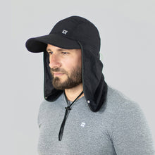Załaduj obraz do przeglądarki galerii, Model Front: Uv Line Chapeau Legionnaire Neck Cap Africa 2021 Masc Black Upf50+

