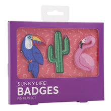 Załaduj obraz do przeglądarki galerii, Image 06: Sunnylife Games/Activities Badges Tropical
