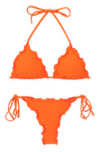 Załaduj obraz do przeglądarki galerii, Product Front: Rio De Sol Ensemble Set Dots-Orange Frufru-Fio
