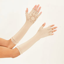 Załaduj obraz do przeglądarki galerii, Image 05: Uv Line Gants Long Gloves Uni Chocolate Upf50+

