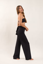 Załaduj obraz do przeglądarki galerii, Image 03: Rio De Sol Pantalon De Plage Black Pants Knot
