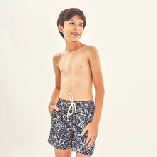 Załaduj obraz do przeglądarki galerii, Model Front: Uv Line Maillot De Bain Garçon Shorts Kids Costela Aco Upf50+
