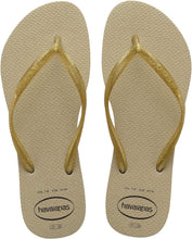 Załaduj obraz do przeglądarki galerii, Model Front: Havaianas Tongs Havaianas Slim Gloss Areia
