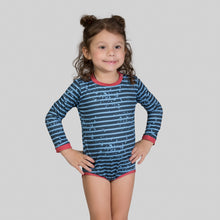 Załaduj obraz do przeglądarki galerii, Gallery: Uv Line Maillot De Bain Bébé Macaquinho Baby Listras Upf50+
