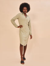 Załaduj obraz do przeglądarki galerii, Image 02: Uv Line Chemise Shirtdress Copenhagen Mescla Areia Upf50+
