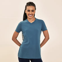 Załaduj obraz do przeglądarki galerii, Model Front: Uv Line Fitness Haut T-Shirt Sport Fit Aco Upf50+
