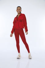 Załaduj obraz do przeglądarki galerii, Image 08: Alto Giro Fitness Haut Jaqueta Techno Taslon Com Bolsos Vermelho Haute Red

