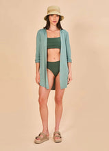 Załaduj obraz do przeglądarki galerii, Image 02: Uv Line Chemise Shirtdress Copenhagen Water Green Upf50+
