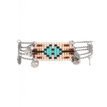 Załaduj obraz do przeglądarki galerii, Product Front: Hipanema Bracelet Silver Hatchee Hipanema
