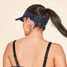 Załaduj obraz do przeglądarki galerii, Model Back: Uv Line Visière Elastic Visor Navy Blue Upf50+
