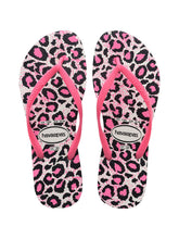 Załaduj obraz do przeglądarki galerii, Product Front: Havaianas Tongs Slim Animals White/Rose
