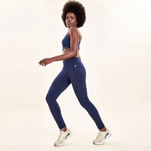 Załaduj obraz do przeglądarki galerii, Image 04: Uv Line Fitness Bas Legging Fit Aspen Navy Blue Upf50+
