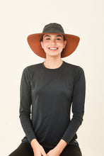 Załaduj obraz do przeglądarki galerii, Image 04: Uv Line Chapeau Souple/Capeline San Diego Preto Caramelo Upf50+
