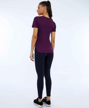 Załaduj obraz do przeglądarki galerii, Image 04: Alto Giro Fitness Haut T-Shirt Skin Fit Inspiracionais Roxo
