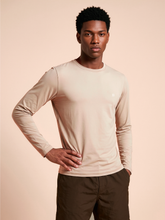 Załaduj obraz do przeglądarki galerii, Gallery: Uv Line T-Shirt Pour Homme Longsleeve New Fit Masc Sand Upf50+

