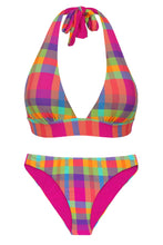 Załaduj obraz do przeglądarki galerii, Product Front: Rio De Sol Ensemble Set Tulip-Garden Halter-Cos Essential-Comfy

