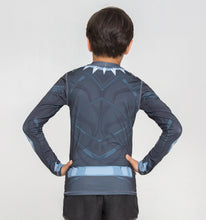 Załaduj obraz do przeglądarki galerii, Model Back: Uv Line T-Shirt Acqua Pantera Negra V20 Ml Inf Estampa
