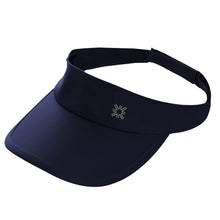 Załaduj obraz do przeglądarki galerii, Product Front: Uv Line Visière Visor Athletic Dry Fem Navy Blue Upf50+
