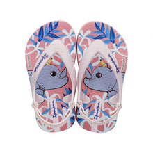 Załaduj obraz do przeglądarki galerii, Model Front: Ipanema Sandales Ipanema Baby Rosa Rosa Azul
