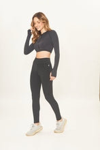 Załaduj obraz do przeglądarki galerii, Image 02: Uv Line Fitness Bas Legging Fit Aspen Black Upf50+

