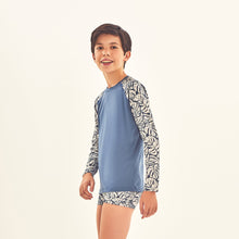 Załaduj obraz do przeglądarki galerii, Image 02: Uv Line T-Shirt Rash Guard Kids Costela Aco Off White Upf50+
