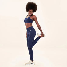 Załaduj obraz do przeglądarki galerii, Image 02: Uv Line Fitness Bas Legging Fit Aspen Navy Blue Upf50+
