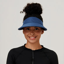 Załaduj obraz do przeglądarki galerii, Model Front: Uv Line Visière Visor Leblon Navy Blue Upf50+
