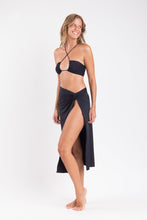 Załaduj obraz do przeglądarki galerii, Image 03: Rio De Sol Jupe De Page Nero Long-Skirt-Knot

