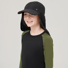 Załaduj obraz do przeglądarki galerii, Image 02: Uv Line Casquette Cap Legionario Teens Inf Black Upf50+
