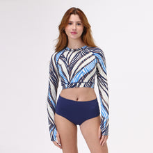 Załaduj obraz do przeglądarki galerii, Model Front: Uv Line Ensemble Bikini Ondas Upf50+
