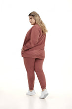 Załaduj obraz do przeglądarki galerii, Model Back: Alto Giro Fitness Haut Jaqueta Melange Plus Rosa Hug
