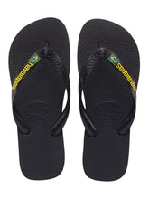 Załaduj obraz do przeglądarki galerii, Product Front: Havaianas Tongs Brasil Logo Black
