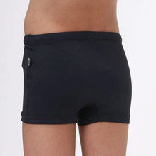 Załaduj obraz do przeglądarki galerii, Model Back: Uv Line Maillot De Bain Garçon Trunks Kids F Inf Black Upf50+
