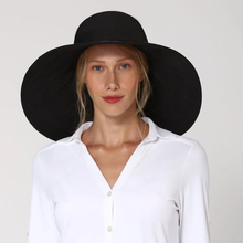 Załaduj obraz do przeglądarki galerii, Model Front: Uv Line Chapeau Souple/Capeline Beverly Hills Preto Upf50+
