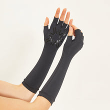 Załaduj obraz do przeglądarki galerii, Image 06: Uv Line Gants Long Gloves Uni Black Upf50+
