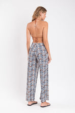 Załaduj obraz do przeglądarki galerii, Model Back: Rio De Sol Pantalon De Plage Ikat Wide Pants
