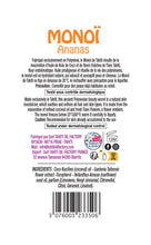 Załaduj obraz do przeglądarki galerii, Product Back: Tevi Monoi Oils Monoi Gourmand Ananas 120Ml
