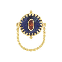 Załaduj obraz do przeglądarki galerii, Model Front: Hipanema Bague Miamor Blue Hipanema
