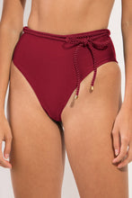 Załaduj obraz do przeglądarki galerii, Gallery: Rio De Sol Bas Bottom Shimmer-Divino Belted-High-Waist
