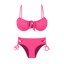 Załaduj obraz do przeglądarki galerii, Product Front: Rio De Sol Ensemble Set Mtx-Ultrapink Balconet-Tie Madrid
