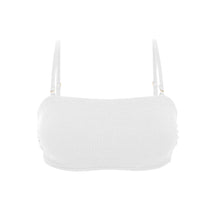 Załaduj obraz do przeglądarki galerii, Top Sand-White Bandeau-Reto

