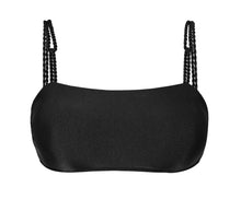 Załaduj obraz do przeglądarki galerii, Product Front: Rio De Sol Haut Top Shimmer-Black Bandeau-Reto

