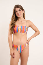 Załaduj obraz do przeglądarki galerii, Model Front: Rio De Sol Ensemble Set Stripes Bandeau-Reto Essential-Comfy
